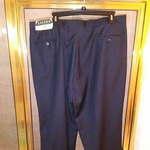 Navy blue, Ralph Lauren pleated dress slacks
